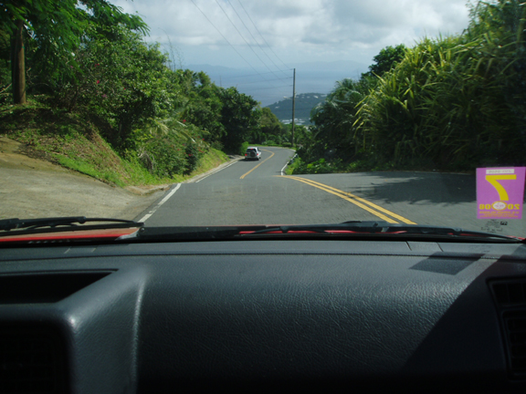 Driving on the LEFT is a challenge.